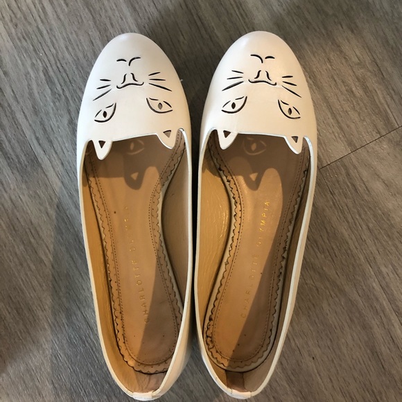 Charlotte Olympia Shoes - Charlotte Olympia kitty flat